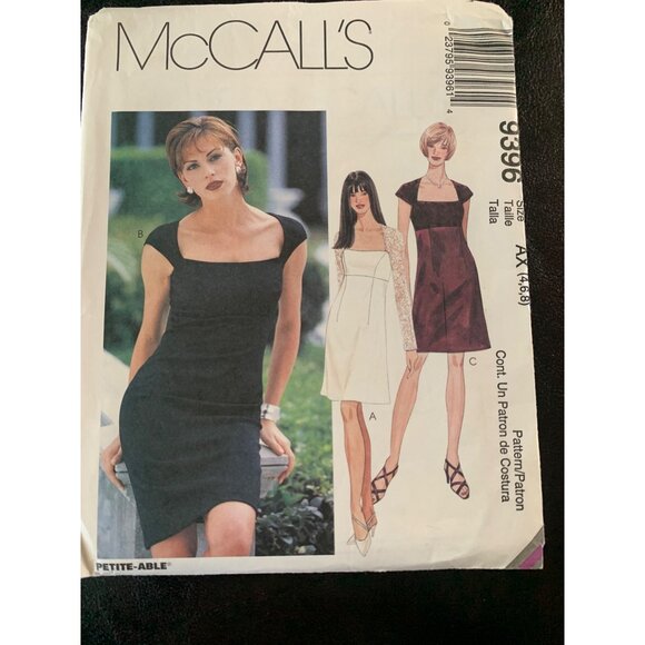 McCall's Misses Dress Sewing Pattern Sz 4 - 8 9396 - Uncut - Picture 9 of 9